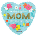18″ Love You Mom Flowers - (Single Pack). 84261-18 - FestiUSA
