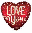 18" Love You Red Matte - (Single Pack). 16227-18 - FestiUSA