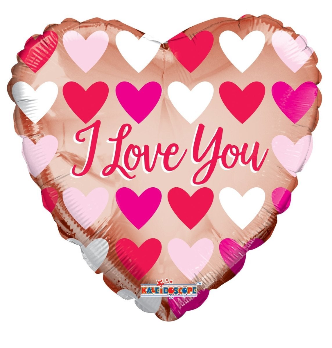 18" Love You Rose Gold Foil Balloon - (Single Pack). 15992-18 - FestiUSA