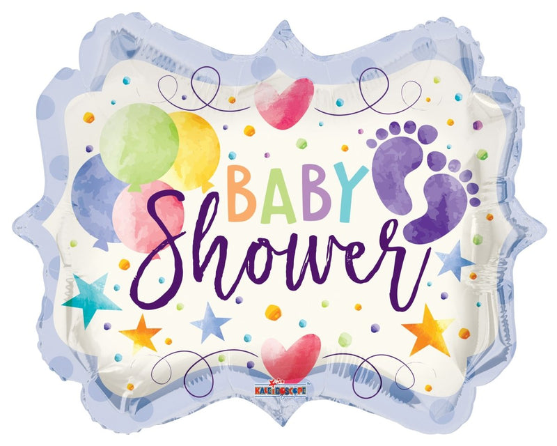 18″ PR Baby Shower Acuarela Shape – (Single Pack). 35462-18 - FestiUSA