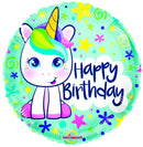 18″ PR Bday Cute Unicorn Gb – (Single Pack). 16034-18 - FestiUSA