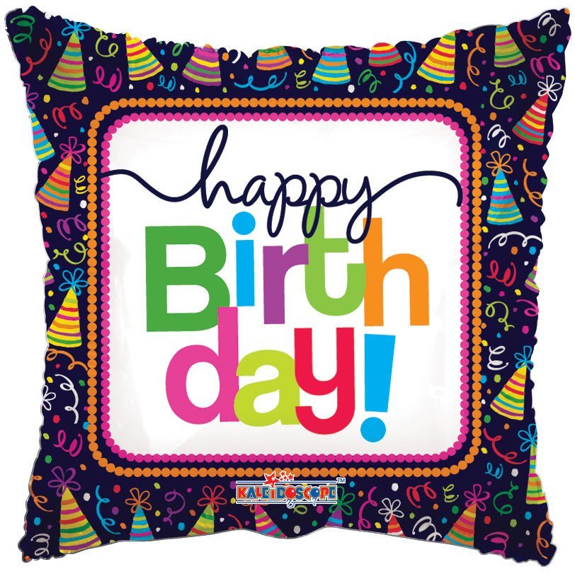 18″ PR Birthday Party Hats – (Single Pack). 19458-18 - FestiUSA