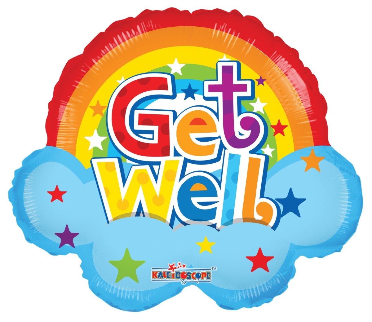 18″ PR Rainbow Get Well Shape – (Single Pack). 19608-18 - FestiUSA