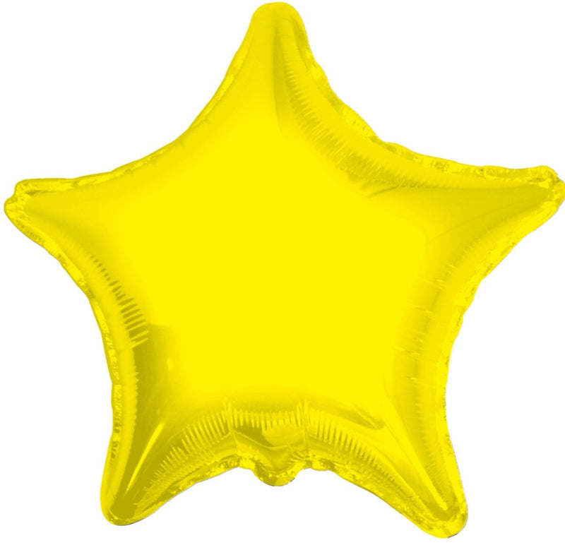 18″ SC Solid Star Yellow Single Pack. 17864-18 - FestiUSA