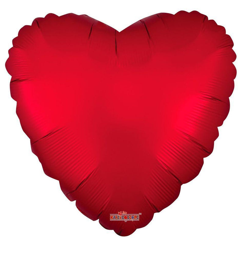 18″ Solid Heart Matte Red - Single Pack. 16259-18 - FestiUSA