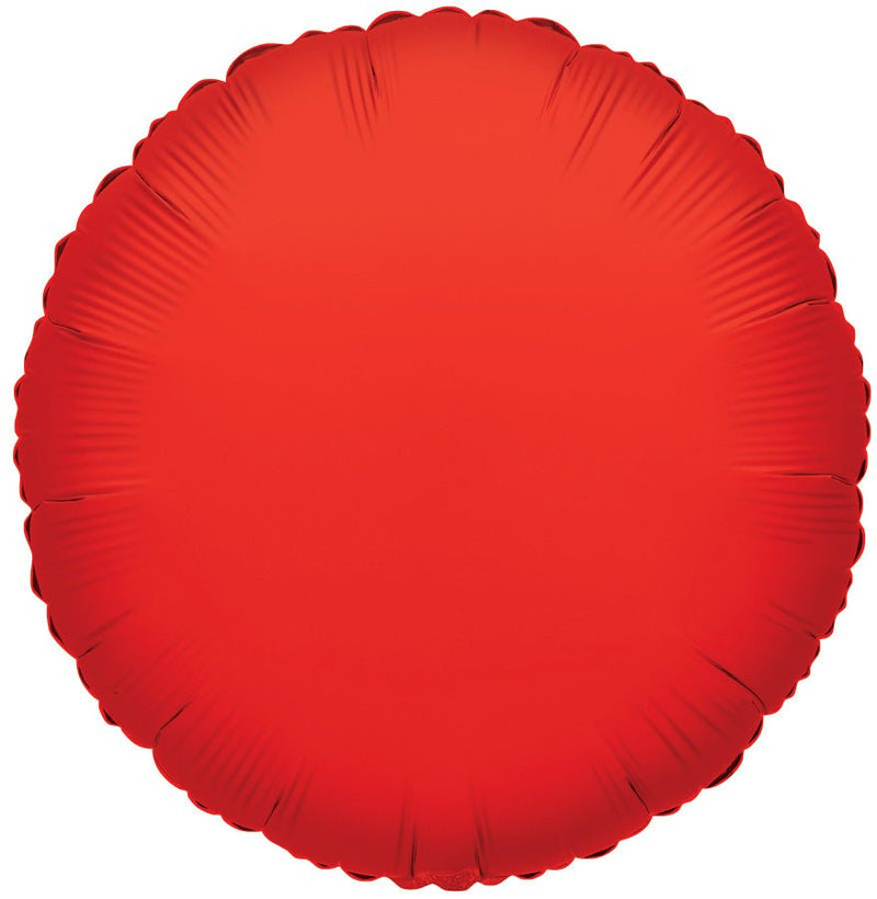 18" Solid Round Red - (Single Pack) 17422-18 - FestiUSA