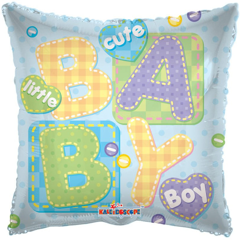 18″ SV Baby Boy Big Letters Square – (Single Pack). 17770-18 - FestiUSA