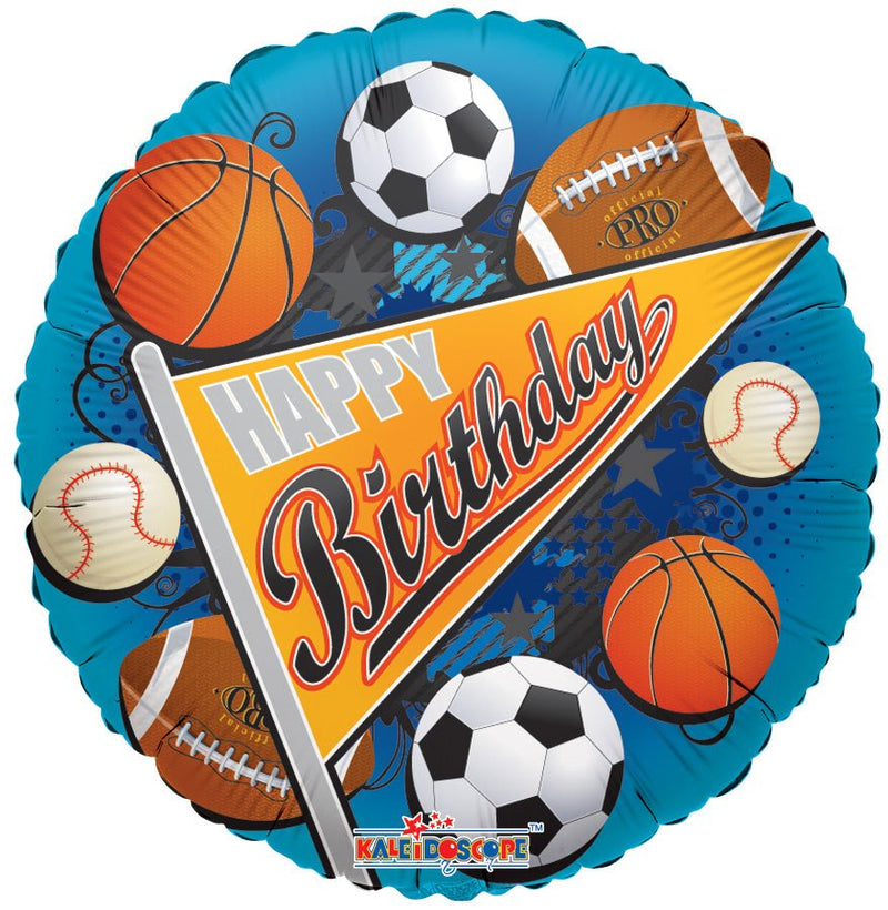 18″ SV Birthday Sports Pennant – (Single Pack). 19285-18 - FestiUSA