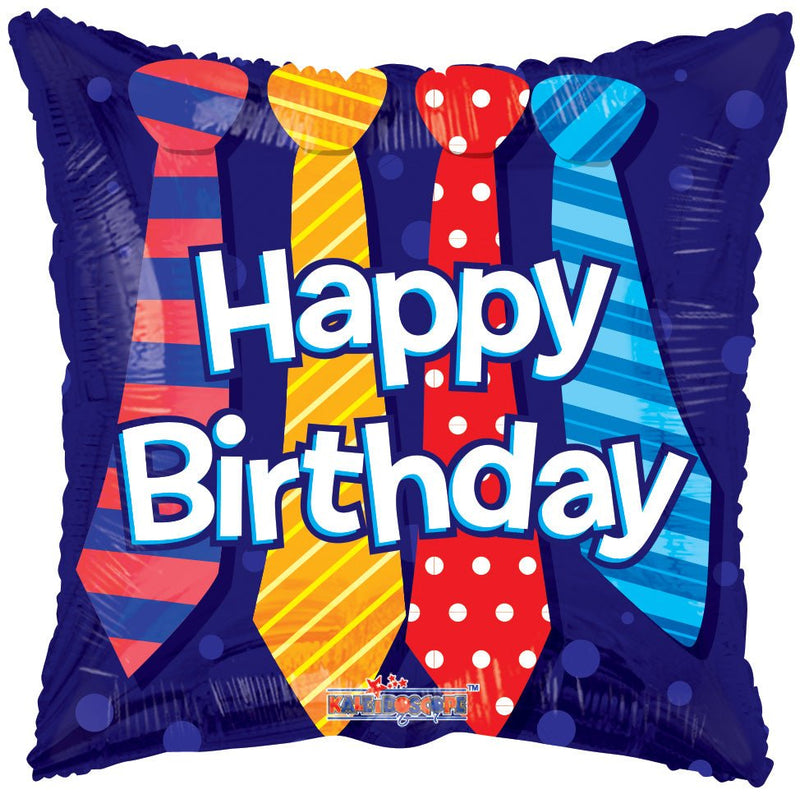 18″ SV Happy Birthday Ties - (Single Pack). 15133-18 - FestiUSA