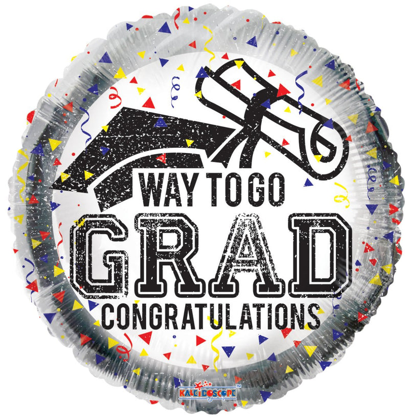 18″ Way To Go Grad Confetti - (Single Pack). 85342-18 - FestiUSA