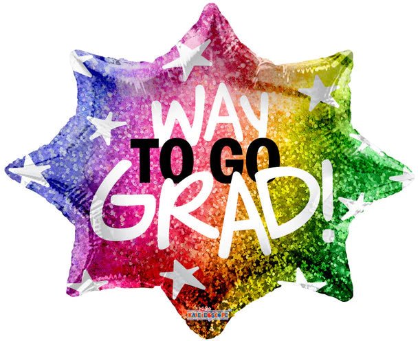 18" Way to go Grad Holographic - (Single Pack) 85458-18 - FestiUSA
