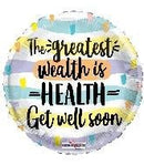 18" Wealth Is Health - (Flat). 15858-18 - FestiUSA