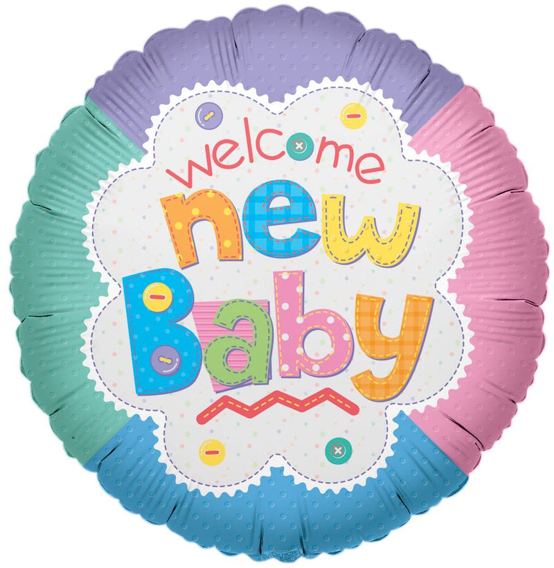 18″ Welcome New Baby Quilt – (Single Pack). 17449-18 - FestiUSA