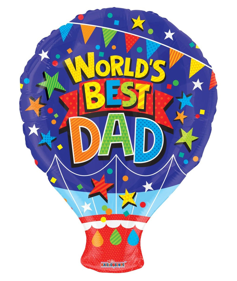18″ World’S Best Dad Shape Gb - (Single Pack). 86113-18 - FestiUSA