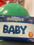 34” Bouquet Baby Blue - Assortment 4pcs (Single Pack). 15595-34A - FestiUSA