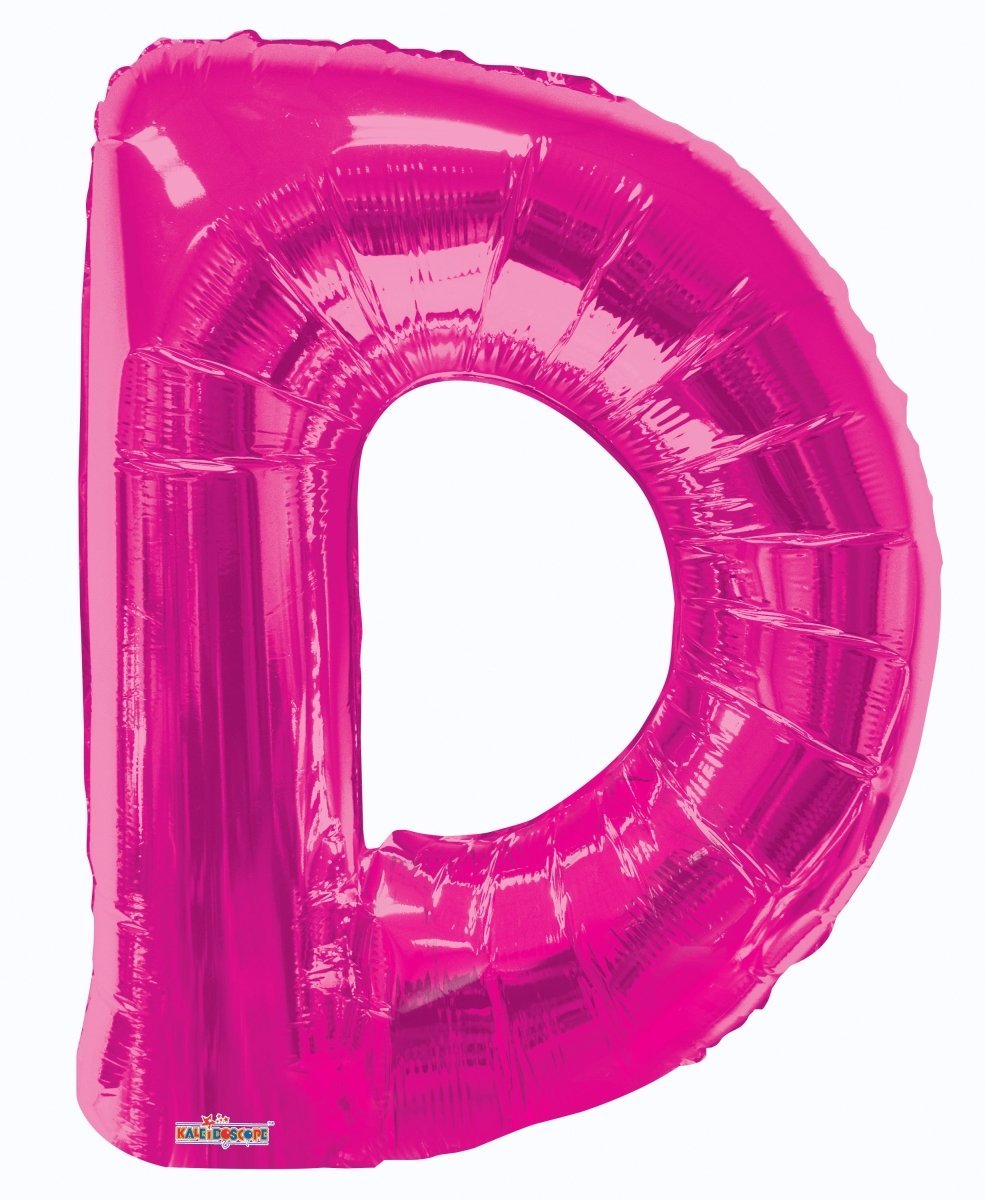 34″ SC Letter D Magenta Shape – Single Pack. 15533-34 - FestiUSA