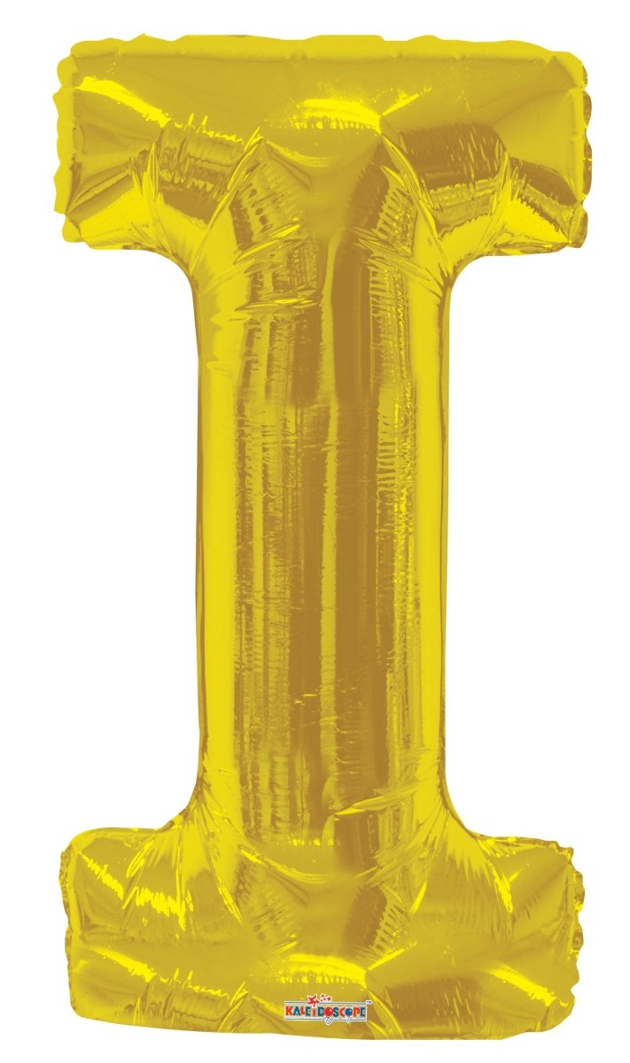 34″ SC Letter I Gold Shape – Single Pack. 15268-34 - FestiUSA