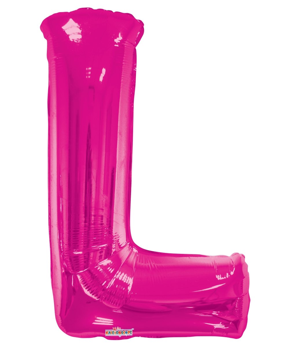 34″ SC Letter L Magenta Shape – Single Pack. 15541-34 - FestiUSA