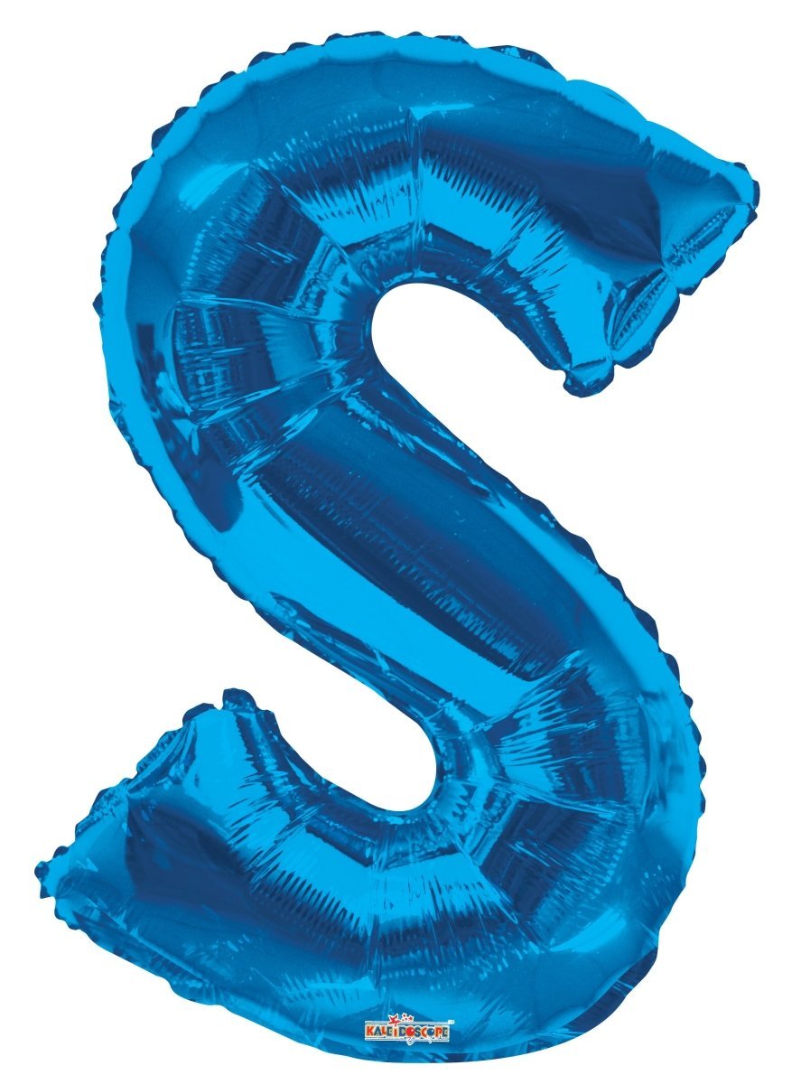 34″ SC Letter S Royal Blue Shape – Single Pack. 15518-34 - FestiUSA