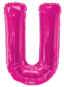 34″ SC Letter U Magenta Shape – Single Pack. 15550-34 - FestiUSA