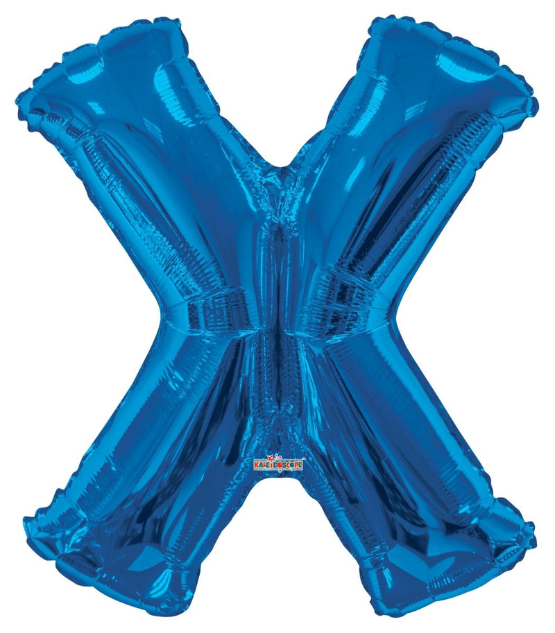 34″ SC Letter X Royal Blue Shape – Single Pack. 15523-34 - FestiUSA