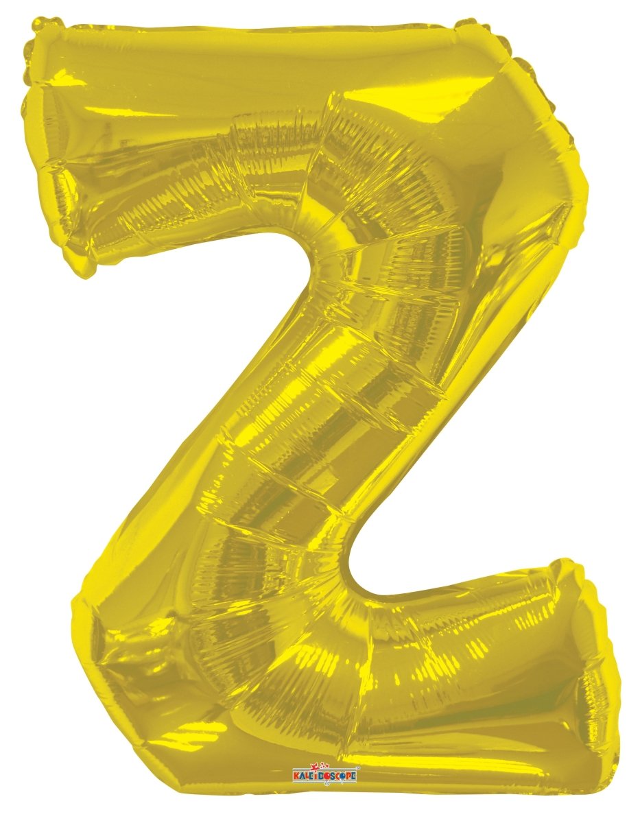 34″ SC Letter Z Gold Shape – Single Pack. 15285-34 - FestiUSA