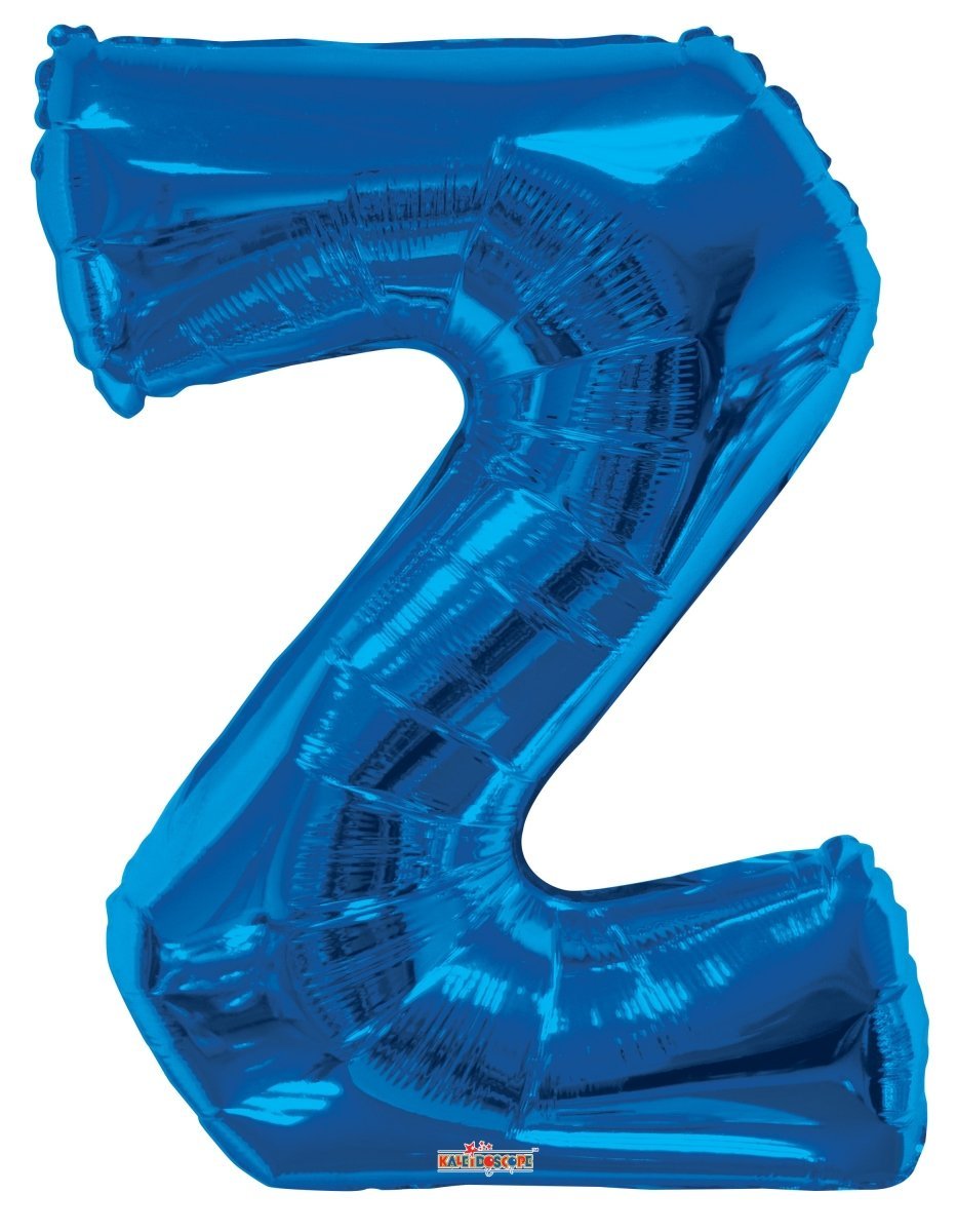 34″ SC Letter Z Royal Blue Shape – Single Pack. 15525-34 - FestiUSA