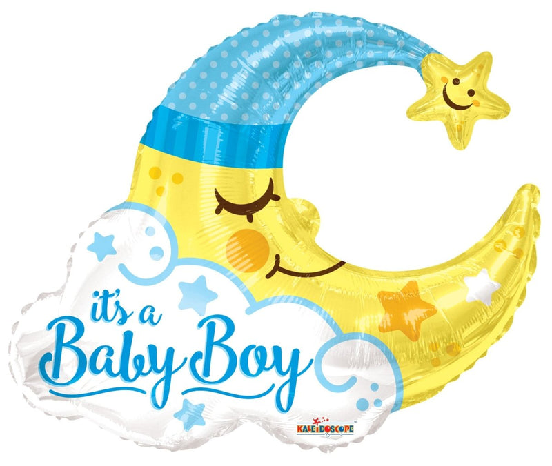 36″ Baby Boy Moon Shape Gb – (Single Pack). 15123-36 - FestiUSA