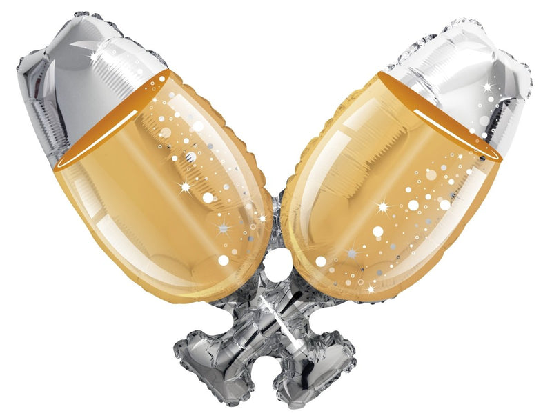 36″ PR Champagne Glasses Shape – (Single Pack). 15940-36 - FestiUSA