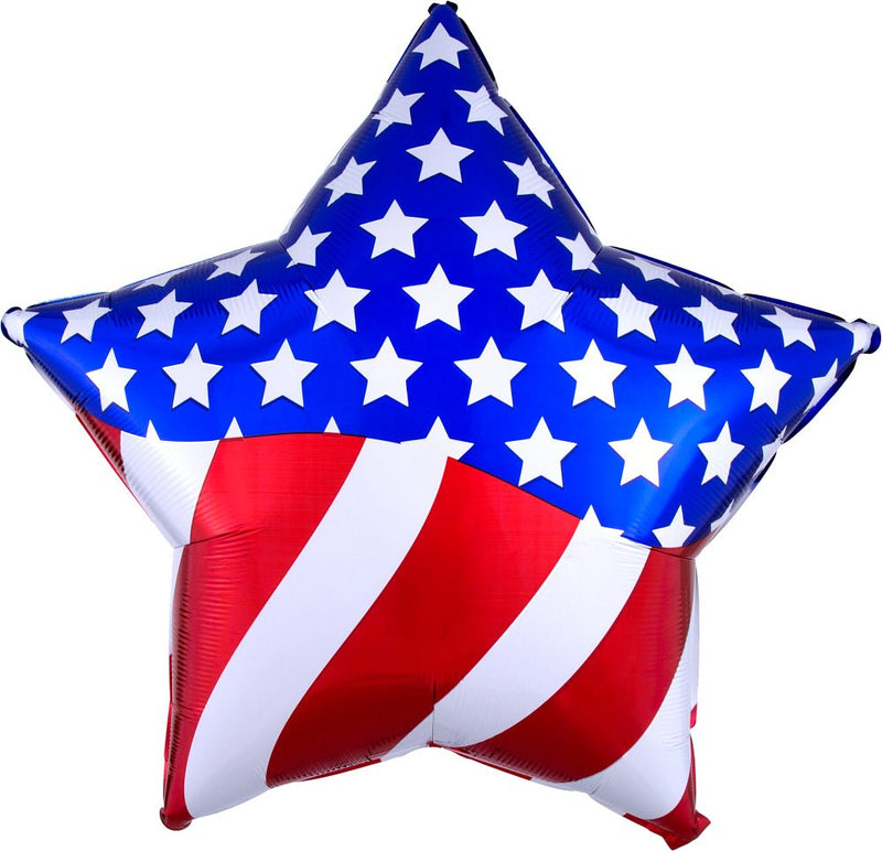 American Flag Star USA 29" - (Flat). 3243502 - FestiUSA