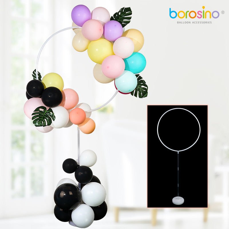 B410P Borosino Balloon Display Stand - Round Circle - FestiUSA