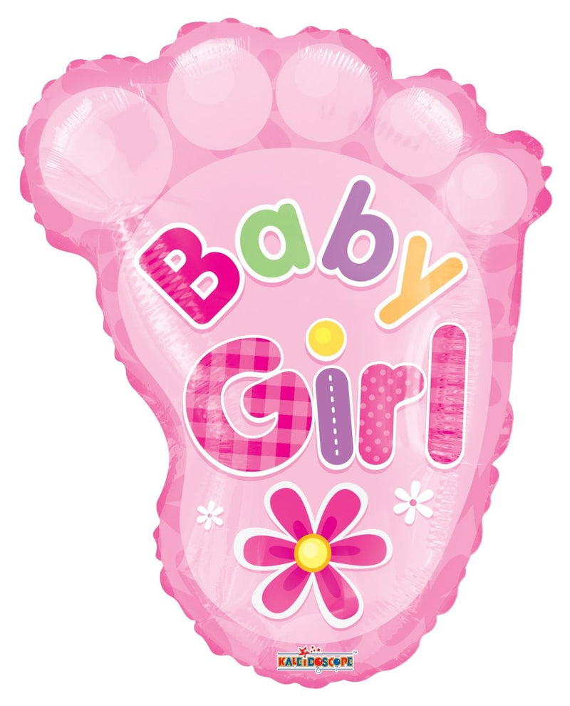 Baby Girl Foot Shape Gb 20" - (Single Pack). 15107-20 - FestiUSA