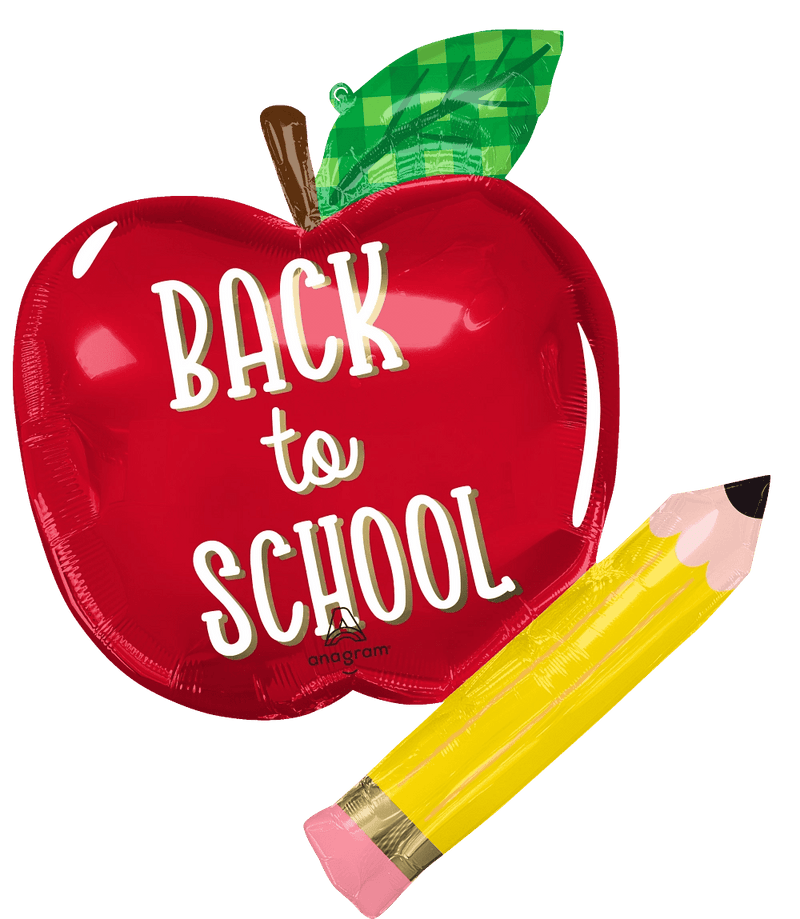 Back to School Apple & Pencil 26" x 31" - (Single Pack). 4481201 - FestiUSA