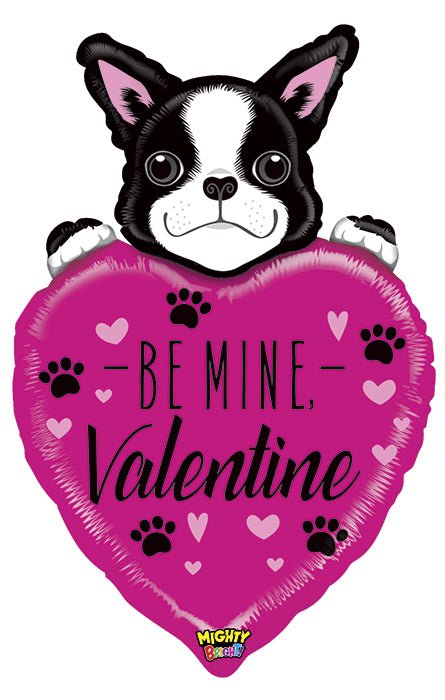 Be Mine Valentine Dog 37" - (Flat). 35631 - FestiUSA
