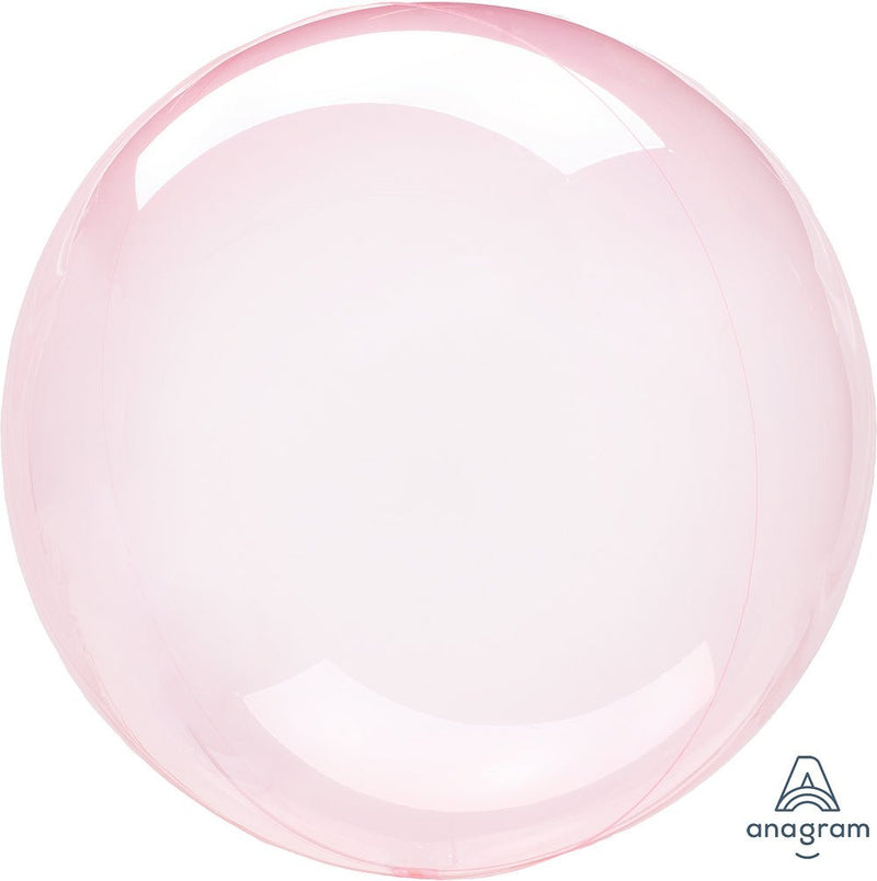 Bubble Crystal Clearz Petite Dk Pink 10" - (Single Pack). 8298511 - FestiUSA