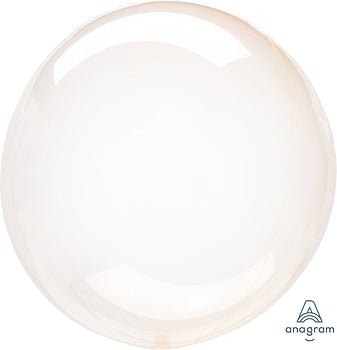 Bubble Crystal Clearz Petite Orange 10" - (Single Pack). 82986 - FestiUSA