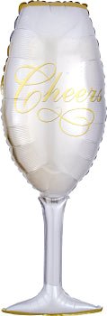Bubbly Wine Glass 14" x 38" - (Single Pack). 0619501 - FestiUSA