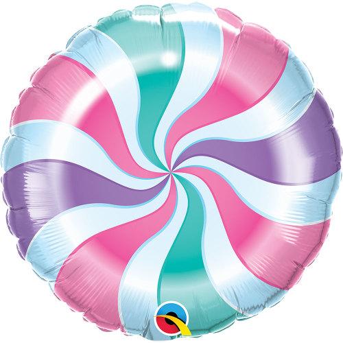 Candy Pastel Swirl 18" - (Flat). 19848 - FestiUSA