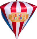 Carnival Birthday Diamondz 15" - (Single Pack). 3565801 - FestiUSA