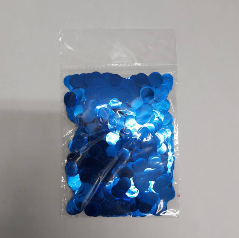 Confetti Foil Blue - (1 cm). B525A - FestiUSA