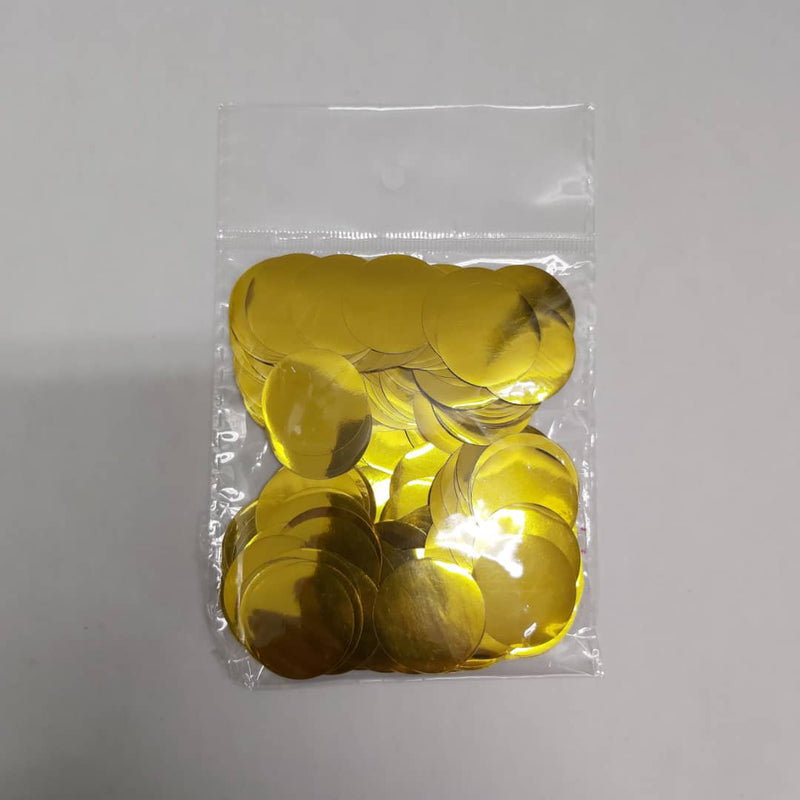 Confetti Foil Gold - (2.5 cm). B525B - FestiUSA