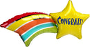 Congrats Shooting Star 27" x 22” - (Single Pack). 4113501 - FestiUSA