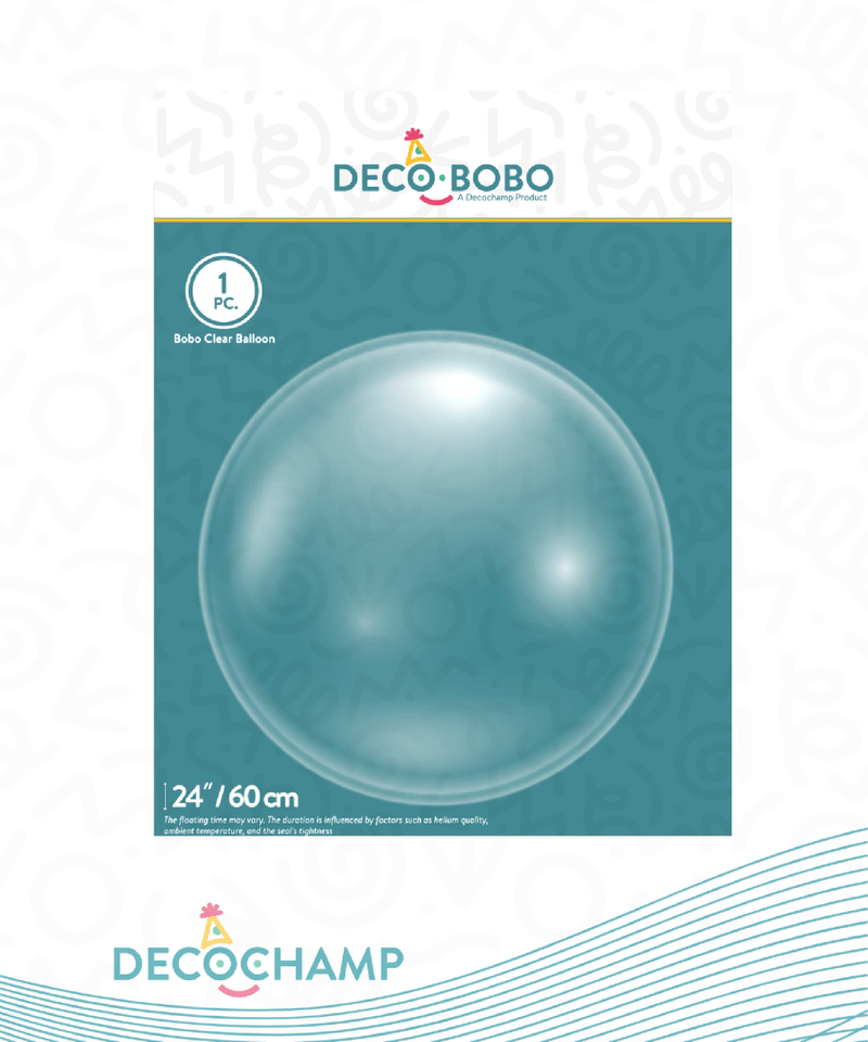 Decobobo DECOCHAMP 24" Clear Bubble (Single Pack) - FestiUSA