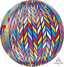 Dotty Geometric Congrats Orbz 15" - (Single Pack). 2837301 - FestiUSA