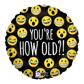 Emoji How Old 18" - (Single Pack). 36870 - FestiUSA