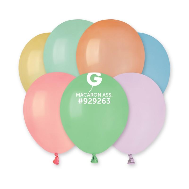 Gemar USA Macaron Assorted Pastel A50 5" - FestiUSA