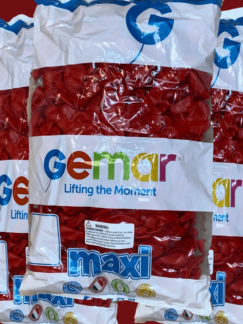 Gemar USA Maxi Bag Solid Red G110-045 12" - FestiUSA