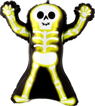 Halloween Neon Skelly 30" - (Single Pack). 4193601 - FestiUSA