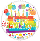 Happy Birthday Candles Gb 18" - (Single Pack). 19369-18 - FestiUSA