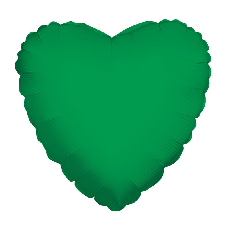 Heart Emerald Green Shaped 4" (Flat). 34113-04 - FestiUSA